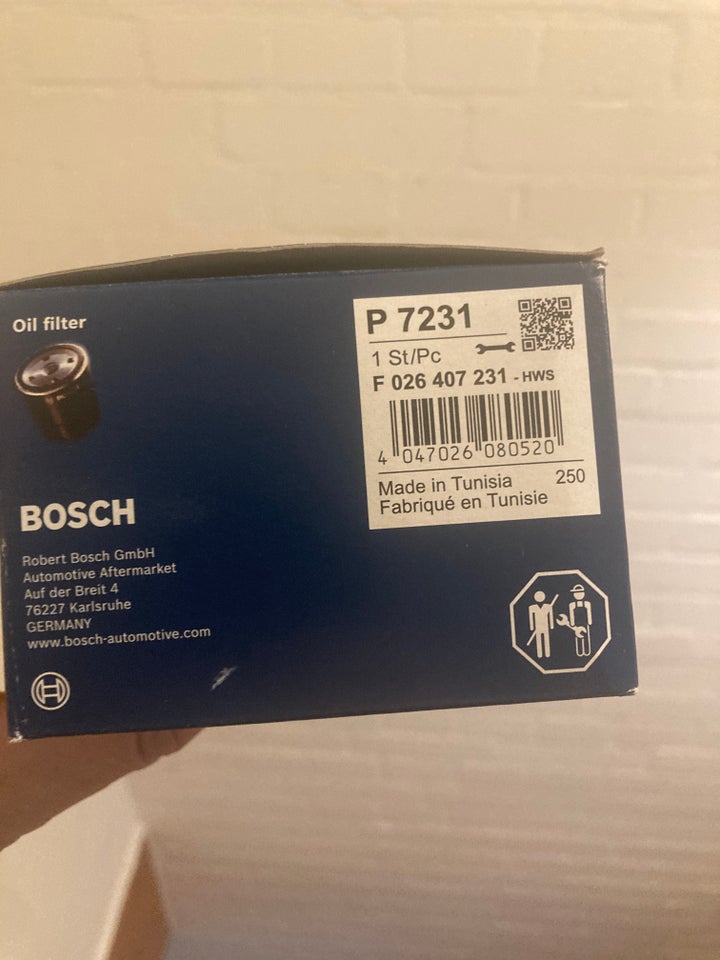 Motordele, Bosch, Renault P7231