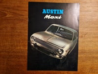 Austin Maxi modelbrochure fra 1969.
12 sider på...