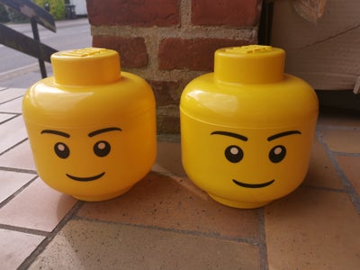 Lego andet, Lego opbevarings hoveder Samlet 100kr., Sælger her 2 Stk Lego Hoved til opbevaring.

De 