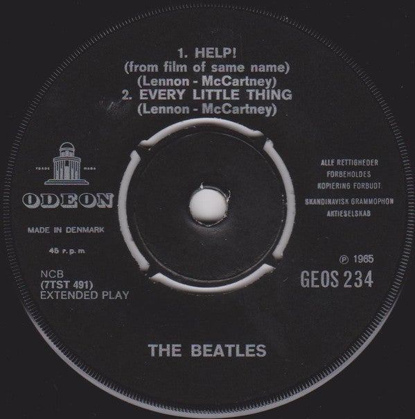 EP, beatles, help-every little thing-i+m down-no reply