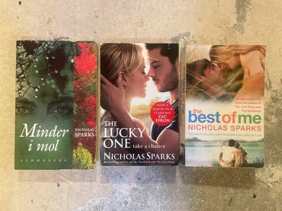 Diverse Nicholas Sparks, Nicholas Sparks, genre: romantik, Paperbacks, god stand

50kr samlet