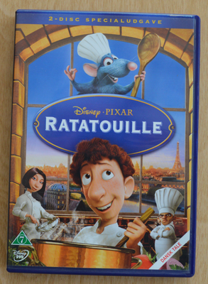 Ratatouille, instruktør Walt Disney, DVD, tegnefilm, Ratatouille
Se gerne mine andre annoncer med fi