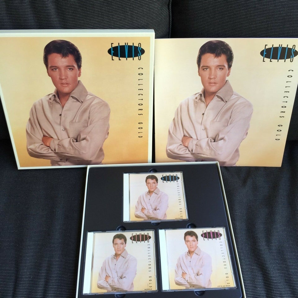 4stk: ELVIS PRESLEY CD BOKSE: 50, 60, 70 samt Gold Box