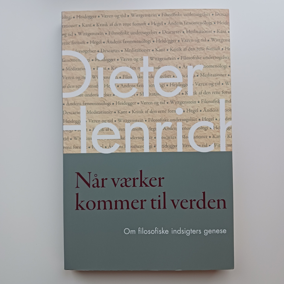 Når værker kommer til verden, Heinrich, Dieter