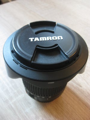 Vidvinkel, Tamron, 10-24mm F3.5-4.5, God, Canon Efs
Står rigtig pænt og skyder godt.
Brugt til video