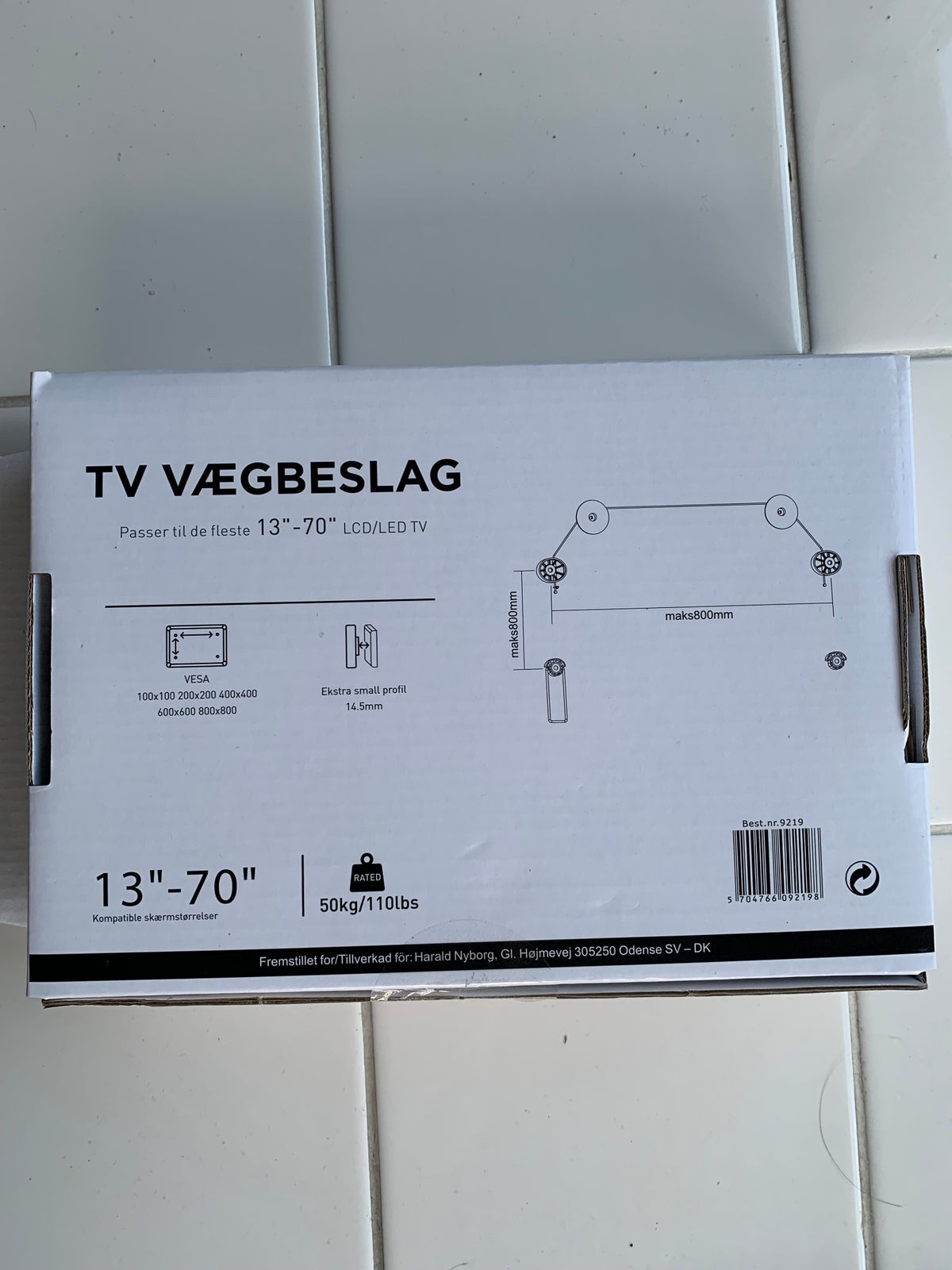 Vægbeslag TV, Led 13-70 tommer, Perfekt dba.dk – Køb og Salg af Nyt og Brugt