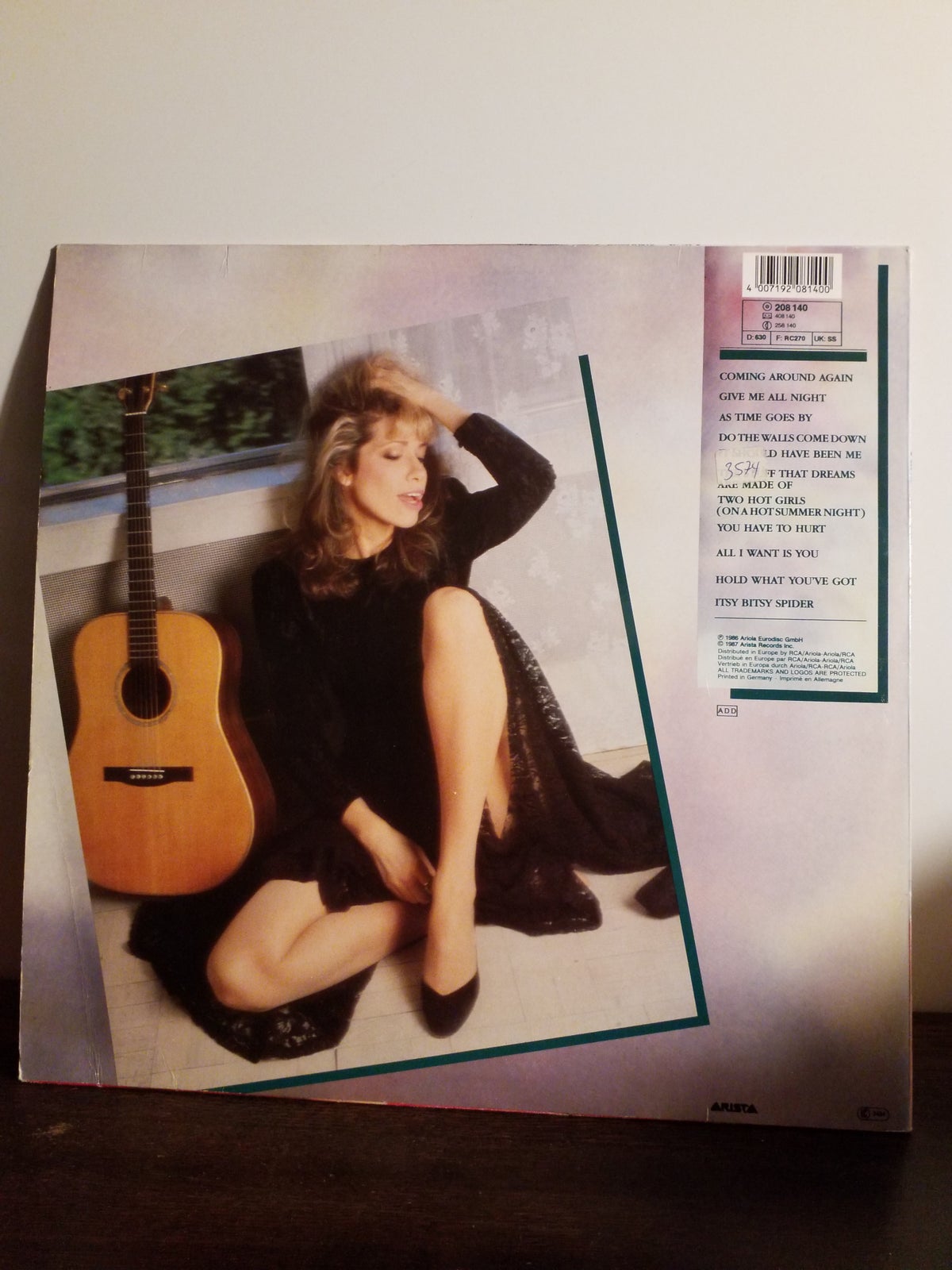 ♬ Carly Simon／Coming Around Again 洗浄LP-