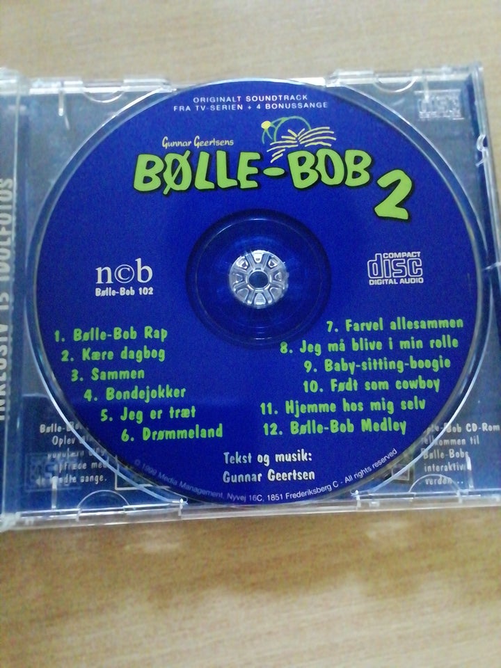 Amalie dollerup Phillip faber m fl: Bølle Bob 2, børne-CD