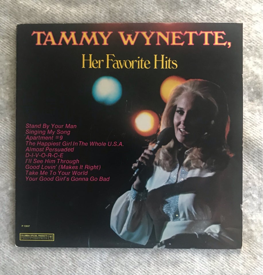 LP, Tammy Wynette, Her Favorite Hits