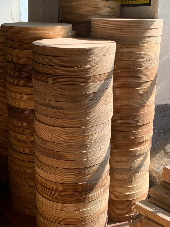Andet, 34 mm tykke krydsfiner runde plader