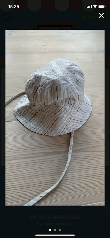 Hat, Bøllehat med snører, Name It