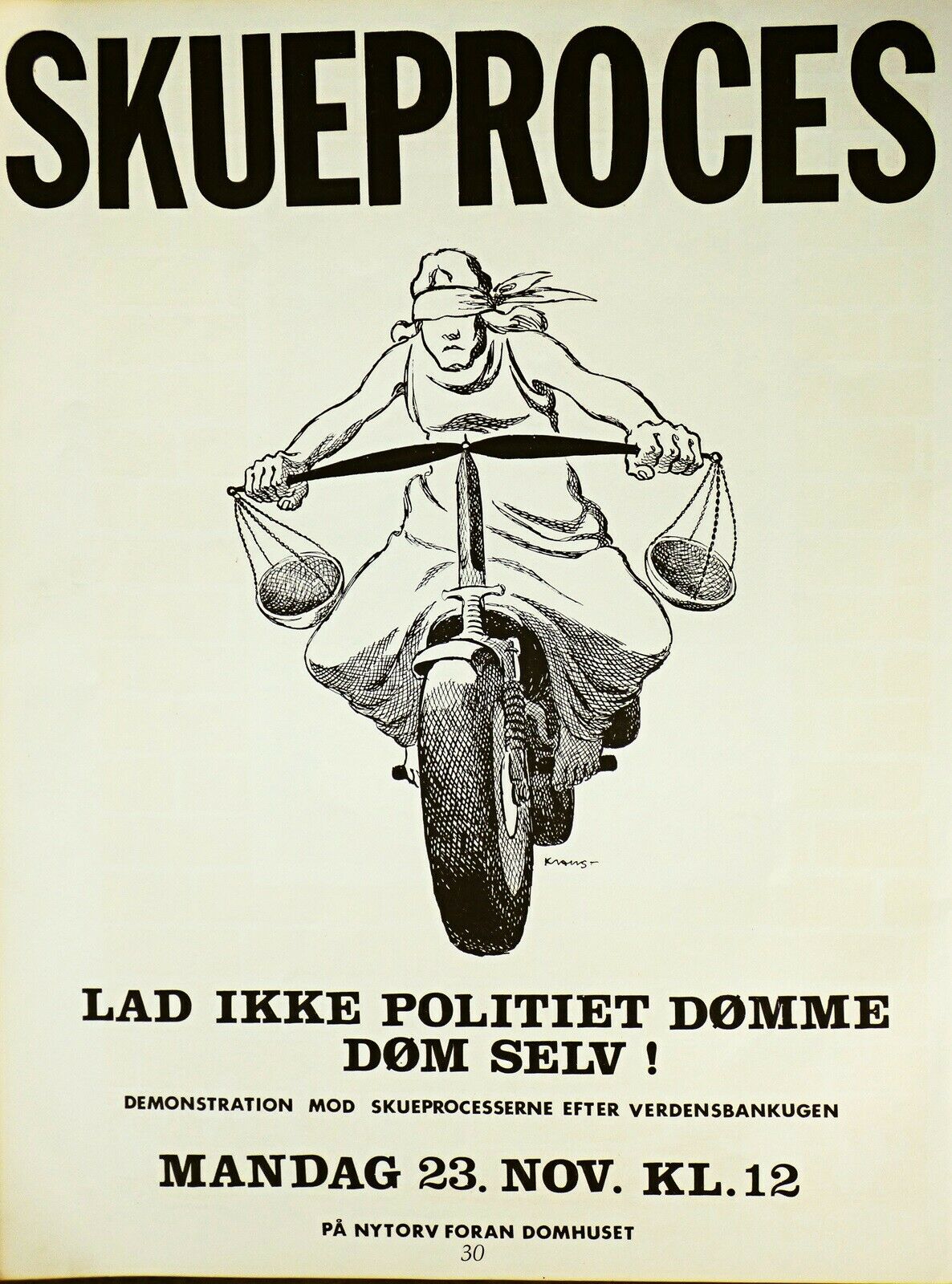 Plakat, Klaus Albrectsen, 1972 – dba.dk – Køb Salg af Nyt og Brugt