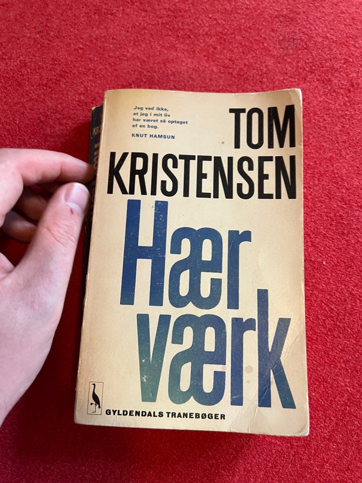 mørk Snor Overskyet Hærværk, Tom Kristensen , genre: roman – dba.dk – Køb og Salg af Nyt og  Brugt