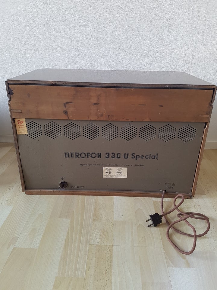 Radio/gramofon/pladespiller, Herofon 330 U Special