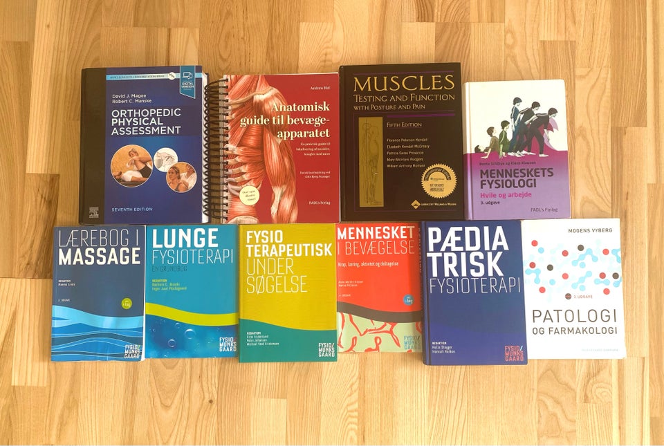 Bøger til fysioterapeutstudiet, Blandet