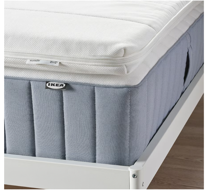 Topmadras, Ikea Tussoy, b: 160 l: 200, Ikea Tussoy topmadras - Pris: 1.000,-

Ikea Tussoy topmadras 