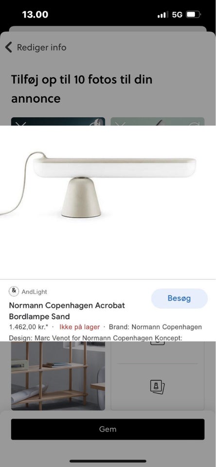 Lampe, Normann Copenhagen