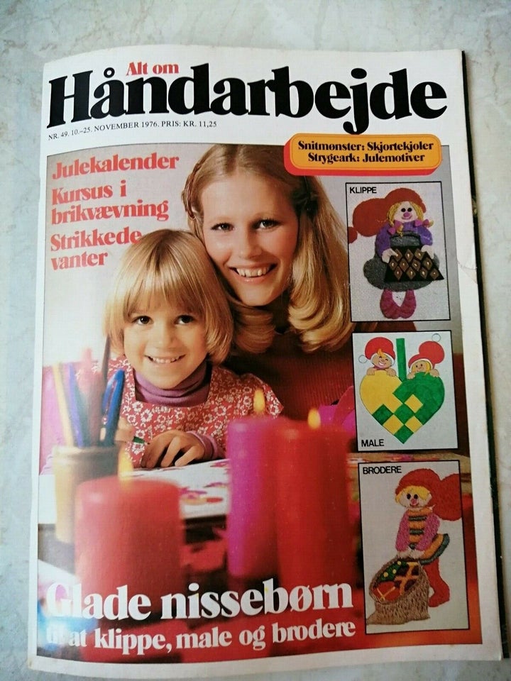 Alt om Håndarbejde.1976., Alt om håndarbejde., emne: