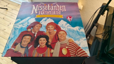 LP, Nissebanden, Nissebanden i Grønland, Børne-LP, Fin stand i cover og vinyl