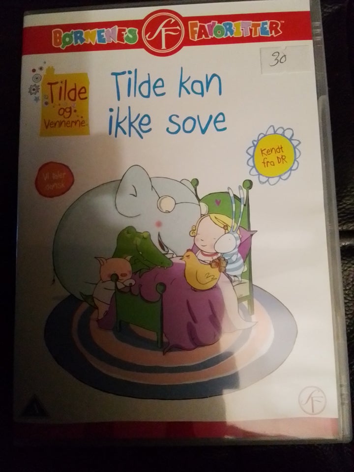 Tilde kan ikke sove, DVD, tegnefilm