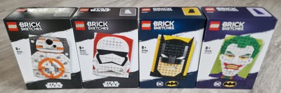 Lego Exclusives, 40431, 40391, 40386, 40428, Nye og uåbnede

Forskellige Lego Brick Sketches. Star w