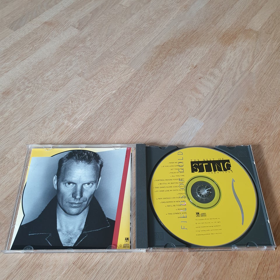 STING: Fields Of Gold - The Best Of STING 1984-1994, rock