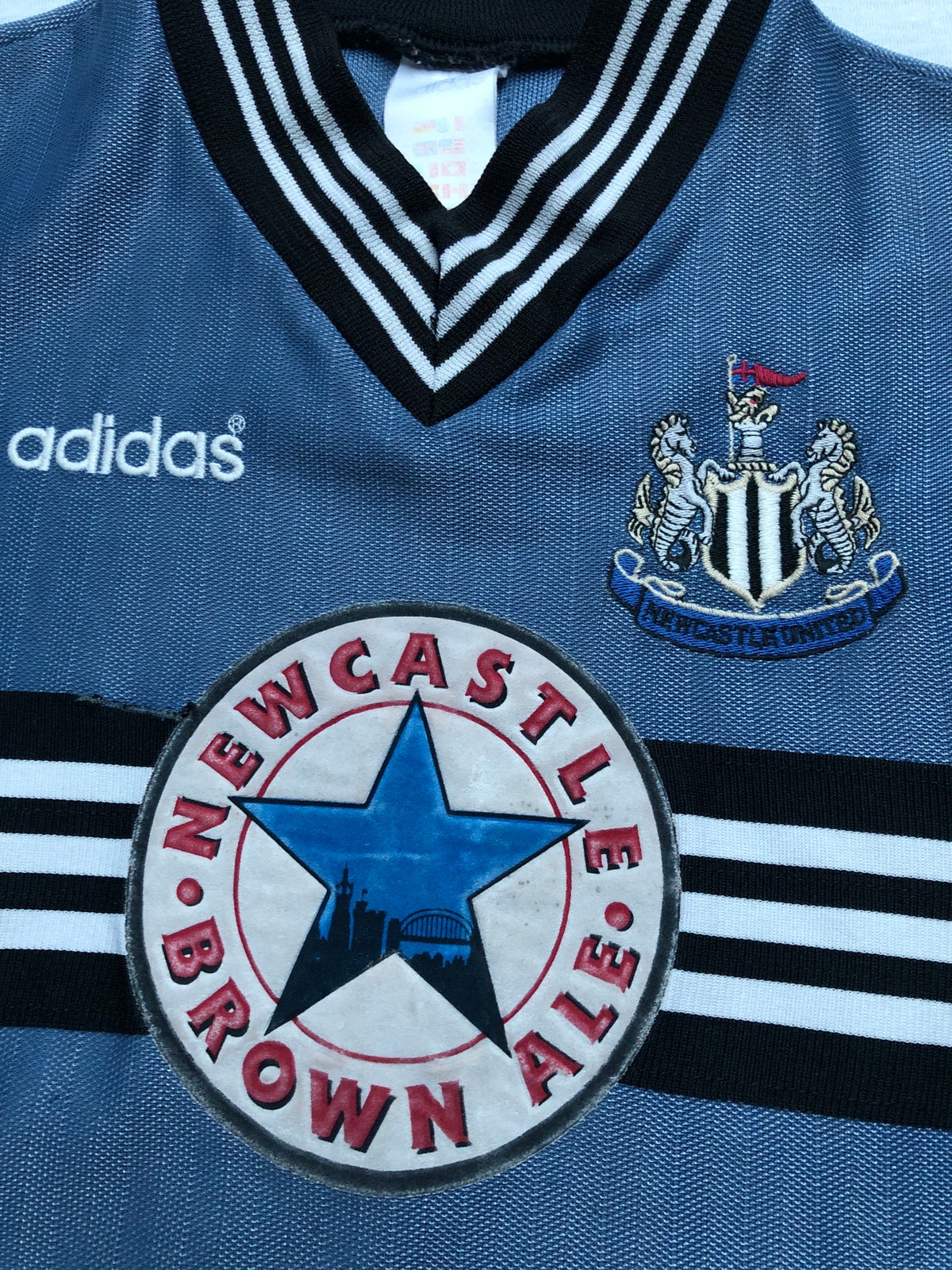 Fodboldtrøje, Newcastle United away 1996/97, Adidas