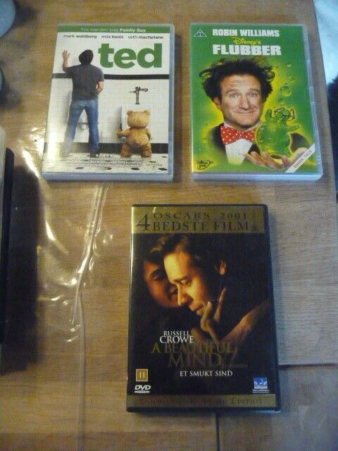 Ted - Flubber - A beautiful mind, DVD, andet