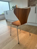 Spisebordsstol, Valnød/cognac , Arne Jacobsen