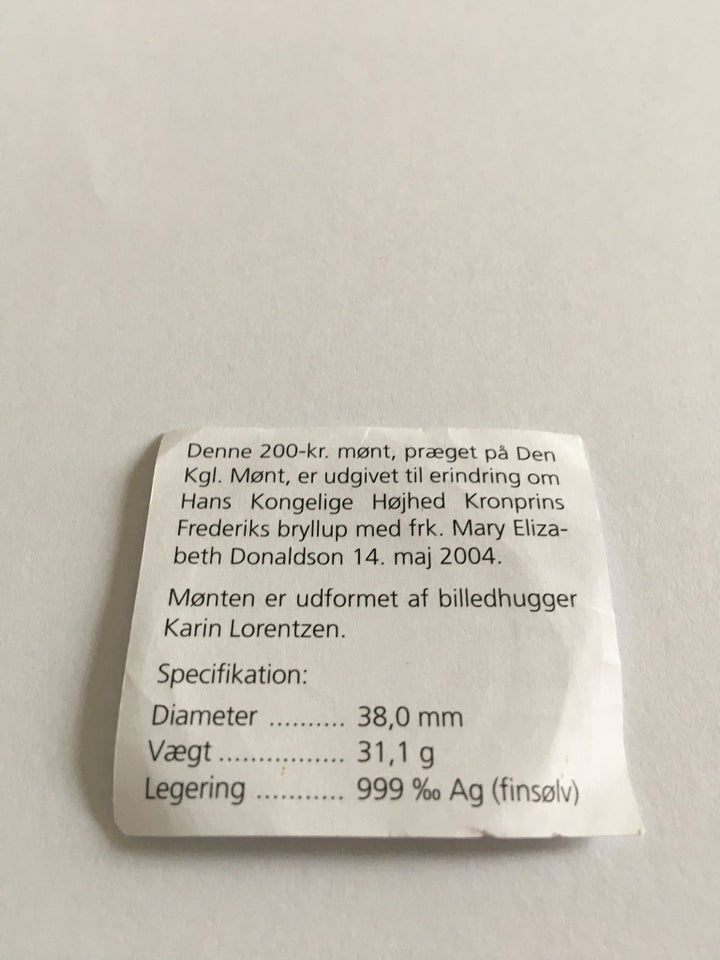 Danmark, mønter, 200 kr.