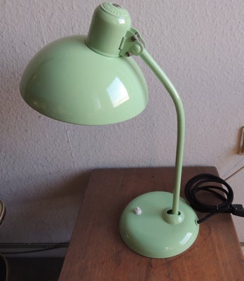 Christian Dell, kaiser idell 6556 super bauhaus, skrivebordslampe, kaiser idell model 6556 super
des