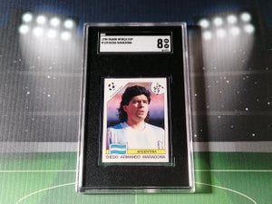 1994 Panini World Cup Story Sticker Pele Maradona Cruyff PSA 10