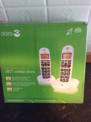 Telefon, doro, doro phone  easy duo, God, Doro trådløs telefon til fastnet sælges