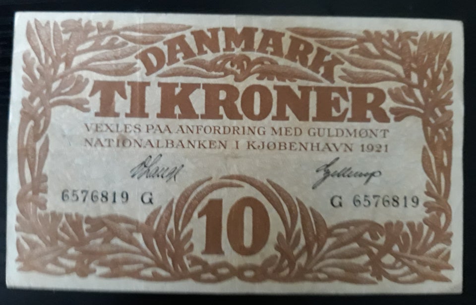 Danmark, sedler, 10. kr