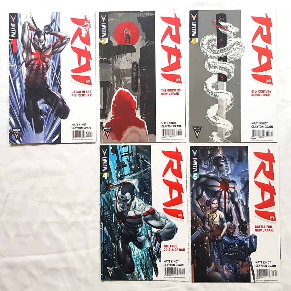 RAI – MAGNUS ROBOT FIGHTER – NINJAK – UNITY, Valiant Comics,