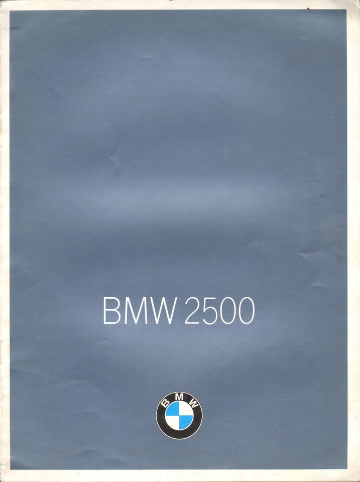 BMW 2500 brochure