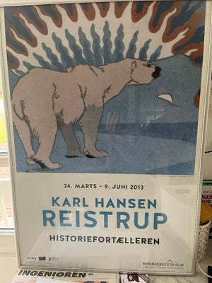 Plakat, Karl Hansen Reistrup, B: 51 - Dba.dk - Køb Og Salg Af Nyt Og Brugt