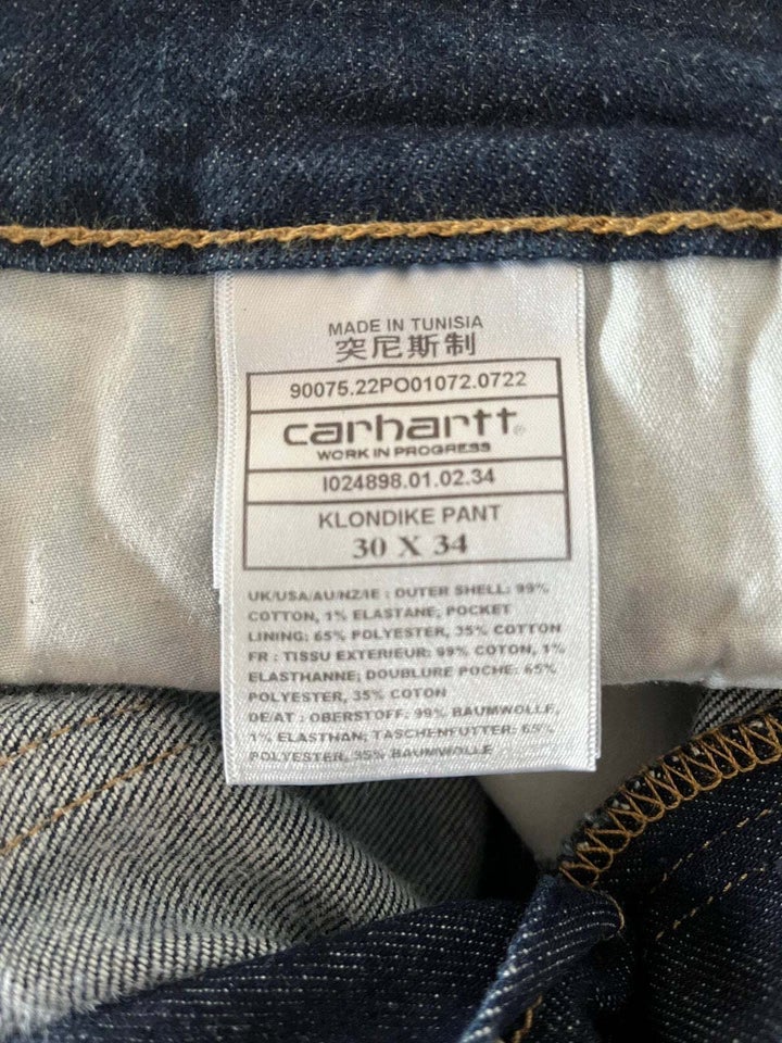 Bukser, Carhartt Klondike pant, str. 30