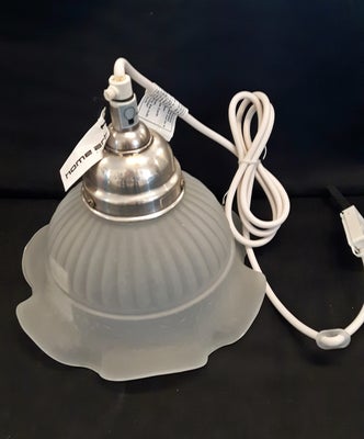 Pendel, Retro Glas loftlampe, ubrugt. Home Art, Flot helt ny og stadig i indpakning, Glaslampe til o