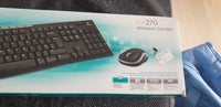 Tastatur, Logitech (ingen unifying), MK270 Wireless