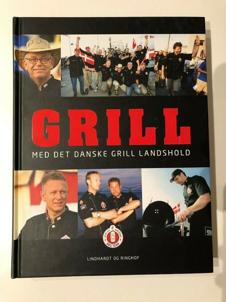 Grill med det danske grill landshold, Anne J. Thomsen (red.), emne: mad vin – – Køb og Salg af Nyt og Brugt