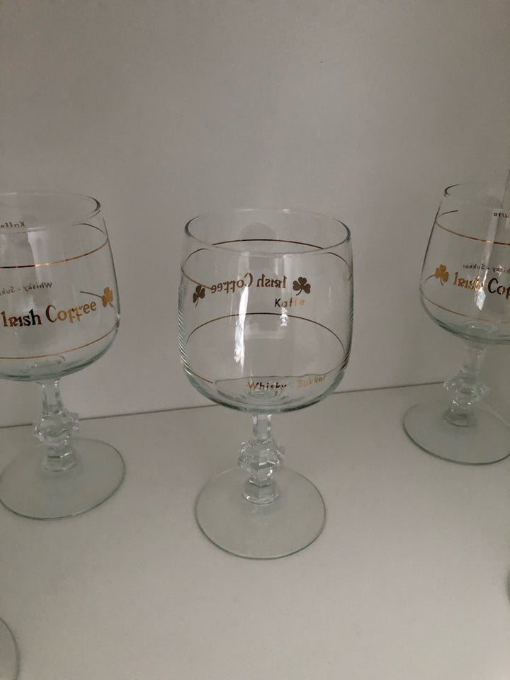 Glas, Irish Coffee glas i krystal, Ukendt