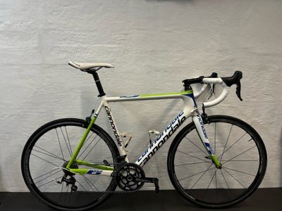 Herreracer, Cannondale Supersix, 58 cm stel, 20 gear, Cannondale Supersix str. 58
Meget få brugstegn