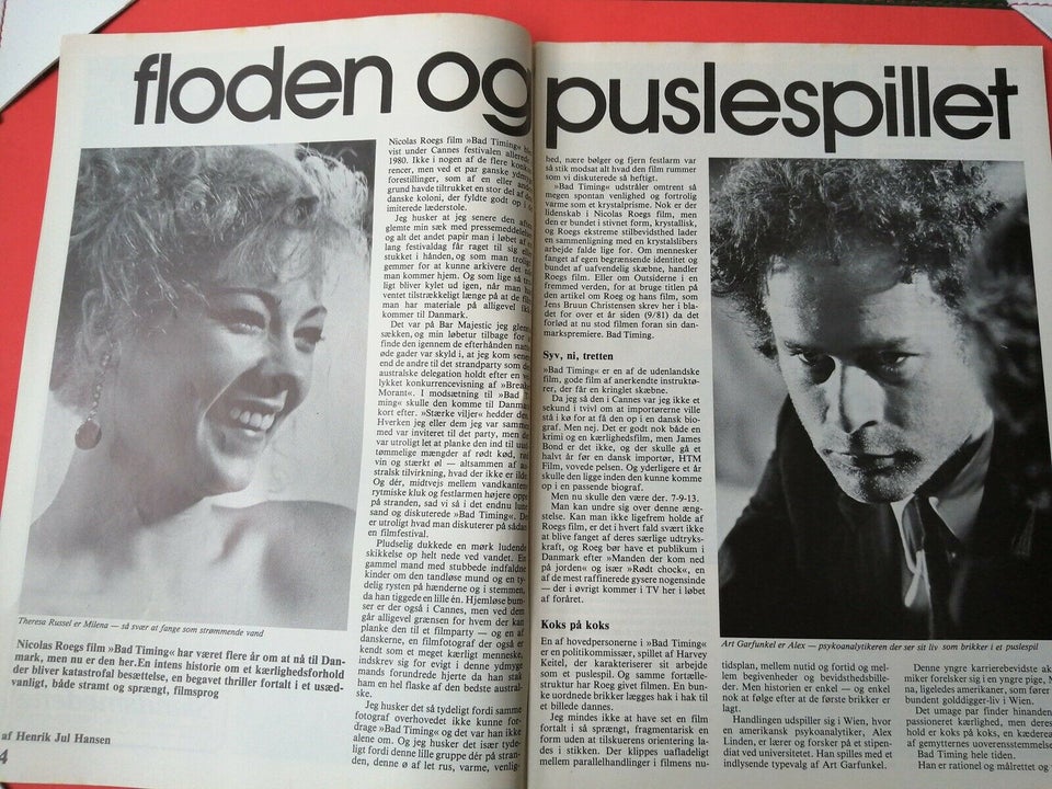 LEVENDE BILLEDER., Art Garfunkel., emne: film og foto
