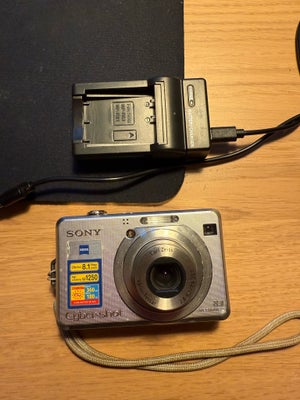 Sony, Sony Cybershot DSC W-100, 7 megapixels, God, Super fedt og småt vintage digitalkamera fra Sony