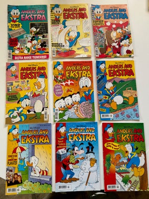Anders And Ekstra, Tegneserie, Anders And Ekstra sælges for 5 kr stk  Indlæg i mange blade
1988	4
19