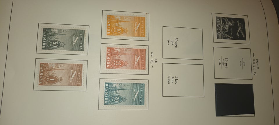 Danmark, Ældre frimærker