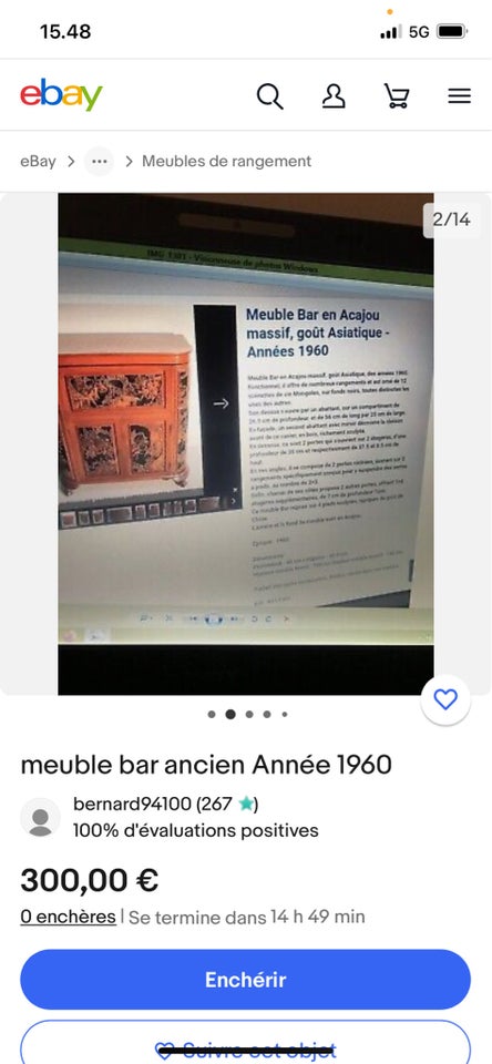 Andre samleobjekter, Bar skab fra 1960