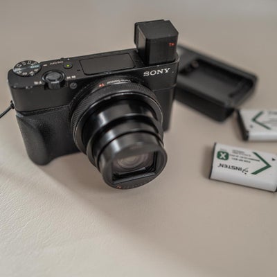 Sony, Sony RX100 VI, 20,1 megapixels, 8 x optisk zoom, Rimelig, Sony RX100 mk6 med zoom eqv 24-300
K