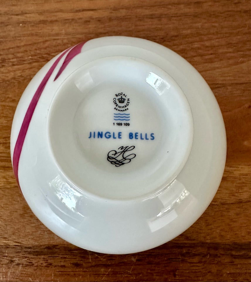 Royal Copenhagen Jingle Bell lysestage og skål